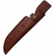Couteau Ontario RAT-7 Adventurer Lame Acier Carbon Manche Wood Etui Cuir Made USA ON8651 - Livraison Gratuite