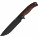 Couteau Ontario RAT-7 Adventurer Lame Acier Carbon Manche Wood Etui Cuir Made USA ON8651 - Livraison Gratuite