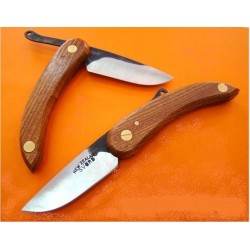 Couteau PIEMONTAIS MANCHE BOIS SV132 de NOUVELLE ZELAND Carbone SVORD "PEASANT" KNIFE 