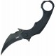 Couteau Kubey Rogue Recurve Karambit Black Lame Acier 14C28N Manche G10 IKBS Clip KUB298B - Livraison Gratuite