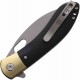 Couteau Vosteed Nightshade Silin Black Lame Acier Elmax Manche Micarta Linerlock IKBS VOSNSK001 - Livraison Gratuite