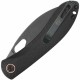 Couteau Vosteed Nightshade TH Black Lame Acier Nitro-V Black Manche Micarta IKBS Linerlock Clip VOSTHNPMK - Livraison Gratuite