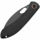 Couteau Vosteed Nightshade TH Black Lame Acier Nitro-V Black Manche Micarta IKBS Linerlock Clip VOSTHNPMK - Livraison Gratuite