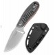 Couteau Kizer Hare Black Lame Acier Nitro-V Manche Micarta Etui Kydex KI1077A2 - Livraison Gratuite