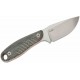 Couteau Kizer Hare Black Lame Acier Nitro-V Manche Micarta Etui Kydex KI1077A2 - Livraison Gratuite
