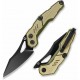 Couteau Hightron SPECTRON Lame Acier M390 Sheepsfoot Manche FRN Axis Lock Clip HTK04KHK - Livraison Gratuite