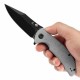 Couteau Tenable Rei Green Lame Acier 14C28N Manche Micarta IKBS Clip Liner Lock T1061A2 - Livraison Gratuite