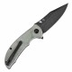 Couteau Tenable Rei Green Lame Acier 14C28N Manche Micarta IKBS Clip Liner Lock T1061A2 - Livraison Gratuite