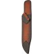 Couteau Rite Edge Monster Bowie Drop Point Lame Acier Inox Manche Cuir Etui Cuir PA203524 - Livraison Gratuite