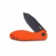 Couteau Kubey Master Chief Outdoor Orange Lame Acier AUS-10 Manche G10 IKBS Linerlock Clip KUB358E - Livraison Gratuite