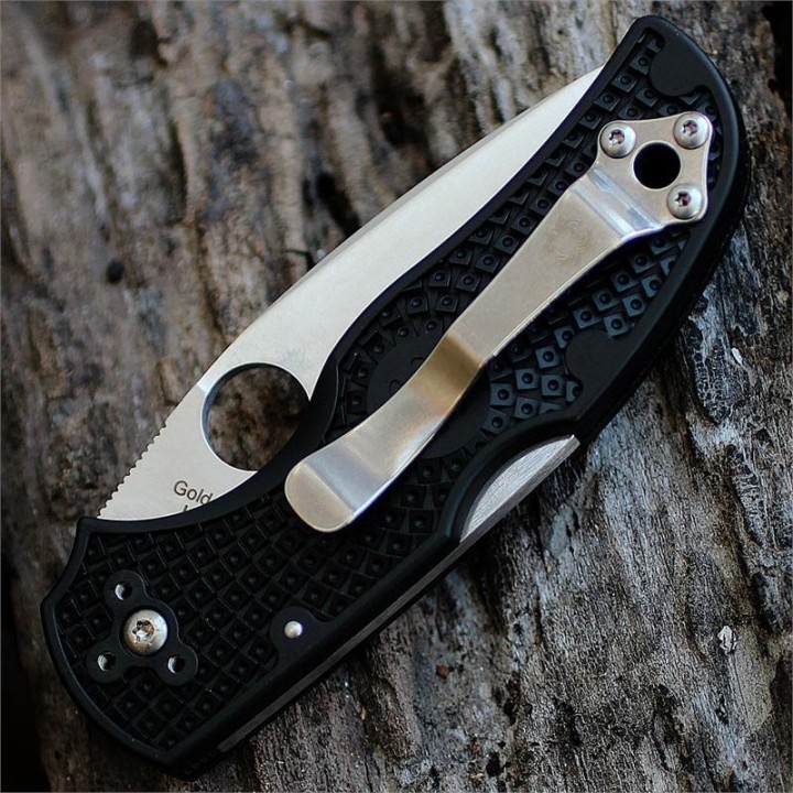Couteau Spyderco Native 5 Lightweight Acier CPM-S35VN Serrated Manche FRN Made In USA SC41SBK5 - Livraison Gratuite