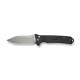 Couteau Pliant CIVIVI Neurohaptic Black Manche G10 Lame Acier Nitro-V IKBS Button Lock Clip CIVC230802 - Livraison Gratuite