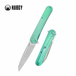 Couteau Kubey Dandy Lame Acier S90V Manche Titane IKBS Frame Lock Clip KUB247F - Livraison Gratuite