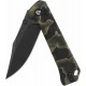 Couteau Pliant QSP Grebe Raffir Lame Acier S35VN Blk Button Lock IKBS Clip Titane QS147F2 - Livraison Gratuite