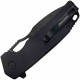 Couteau Kubey RDF Black Lame Acier AUS-10 Blk Manche G10 IKBS Button Lock Clip KUB316A - Livraison Gratuite