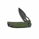 Couteau Kubey RDF Od Green Lame Acier AUS-10 Blk Manche G10 IKBS Button Lock Clip KUB316B - Livraison Gratuite