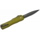 Couteau Automatique OTF Kershaw Olive Lame Double Tranchant Acier CPM-MagnaCut Manche Alu USA KS9000DESTOL - Livraison Gratuite