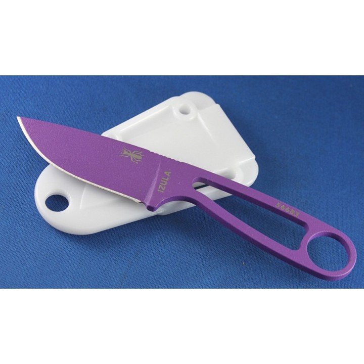 Couteau ESEE IZULA Purple Acier Carbone 1095 Etui Rigide Molded Made In USA ESIPURP - Livraison Gratuite