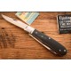 Couteau Rough Ryder Black Reserve Bearhead Trapper Lames Acier 440A Manche Bois Cran Forcé RR2559 - Livraison Gratuite
