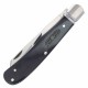 Couteau Rough Ryder Black Reserve Bearhead Trapper Lames Acier 440A Manche Bois Cran Forcé RR2559 - Livraison Gratuite