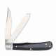Couteau Rough Ryder Black Reserve Bearhead Trapper Lames Acier 440A Manche Bois Cran Forcé RR2559 - Livraison Gratuite
