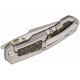 Couteau Pliant Kizer Feweed Lame Harpon Acier Z-Wear PM Manche Titane/FatCarbon Or Frame Lock Clip Ki3694A4 - Livraison Gratuite
