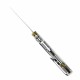 Couteau Pliant Kizer Feweed Lame Harpon Acier Z-Wear PM Manche Titane/FatCarbon Or Frame Lock Clip Ki3694A4 - Livraison Gratuite