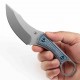 Couteau Kansept Niko Blue Frag Lame Acier D2 Manche Micarta Etui Kydex KG004A7 - Livraison Gratuite