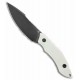 Couteau Tenable Luccio White Lame Harpon Acier Sandvik 14C28N Manche G-10 Etui Kydex G007A3 - Livraison Gratuite