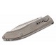 Couteau Pliant Real Steel Stella Manche Titane Lame Acier CPM S35VN Clip RS9051 - Livraison Gratuite