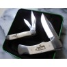  Set de Couteaux Remington White Tails Lames Acier Inox Manches Os Boite Collector R15693 - Livraison Gratuite