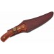 Couteau Browning Union Bluff Lame Trailing Point Acier D2 Manche Cocobolo Etui Cuir SHOT Show 2024 BR0532B - Livraison Gratuite