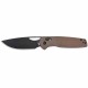 Couteau CJRB Acacia Brown Lame Acier AR-RPM9 Black Manche FRN Crossbar Lock IKBS Clip J1952BBN - Livraison Gratuite