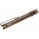 Couteau CJRB Acacia Brown Lame Acier AR-RPM9 Black Manche FRN Crossbar Lock IKBS Clip J1952BBN - Livraison Gratuite
