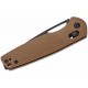 Couteau CJRB Acacia Brown Lame Acier AR-RPM9 Black Manche FRN Crossbar Lock IKBS Clip J1952BBN - Livraison Gratuite