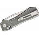 Couteau Real Steel Vis Gray Lame Acier 12C27N Manche G10 Crossbar Lock IKBS Clip RS8051HS - Livraison Gratuite