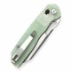 Couteau Tenable Shard Jade Reverse Tanto Acier 14C28N Manche G10 Crossbar Lock T1006V6 - Livraison Gratuite