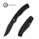 Couteau CIVIVI Clingman Black Lame Clip Point Acier Nitro-V Manche G-10 IKBS Liner Lock CIVC230651 - Livraison Gratuite
