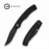 Couteau CIVIVI Clingman Black Lame Clip Point Acier Nitro-V Manche G-10 IKBS Liner Lock CIVC230651 - Livraison Gratuite