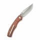 Couteau CIVIVI Clingman Brown Lame Clip Point Acier Nitro-V Manche Micarta IKBS Liner Lock CIVC230653 - Livraison Gratuite