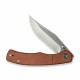 Couteau CIVIVI Clingman Brown Lame Clip Point Acier Nitro-V Manche Micarta IKBS Liner Lock CIVC230653 - Livraison Gratuite