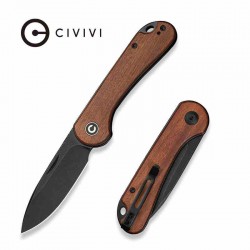 Couteau CIVIVI Elementum Slipjoint Guibourtia Lame Drop Point Acier 14C28N Blk Manche Bois CIVC18062AJ3 - Livraison Gratuite