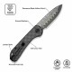 Couteau CIVIVI Elementum Slipjoint Lame Damas Drop Point Manche Fibre de Carbone Clip C18062AJDS1 - Livraison Gratuite