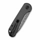 Couteau CIVIVI Elementum Slipjoint Lame Damas Drop Point Manche Fibre de Carbone Clip C18062AJDS1 - Livraison Gratuite
