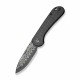 Couteau CIVIVI Elementum Slipjoint Lame Damas Drop Point Manche Fibre de Carbone Clip C18062AJDS1 - Livraison Gratuite