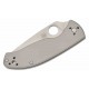 Couteau Spyderco Tenacious R.I.L. TI Gray Lame Acier 8Cr13MoV Manche Titane Frame Lock SC122TIP - Livraison Gratuite