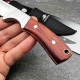Couteau de Chasse Randonnée Winchester Hunter Lame Acier Inox Satin Manche Bois Etui Nylon G41340 - Livraison Gratuite
