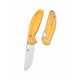 Couteau Bestechman Angry Owl Yellow Lame Acier D2 Manche G10 IKBS Button Lock BTKMK12A1 - Livraison Gratuite