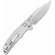 Couteau Olight Rubato 3 Rail Lock Lame Drop Point Acier 10Cr15CoMoV Manche Inox Clip OLTRUBATO3STHD - Livraison Gratuite