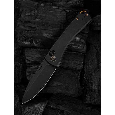 Couteau WE Knife Nightblade Black Manche Titane Lame Acier CPM 20CV Crossbar Lock Clip IKBS WE220461 - Livraison Gratuite